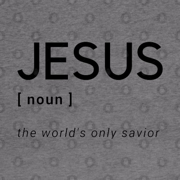 Jesus Christ Savior Christian Graphic by SOCMinistries